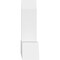 Ekena Millwork Portland Architectural Grade PVC Gable Bracket, 36"W x 22 1/2"H x 6"D x 6"F, 15/12 Pitch GBP036X23X0606POR00 - alternate 3